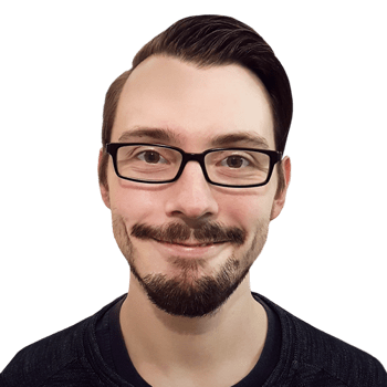 The picture shows Creative Director Jonas Schmidt based in the north of Germany.